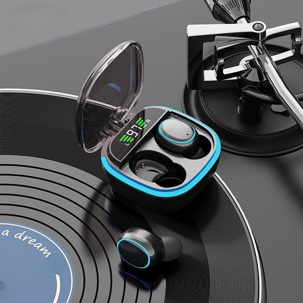 Беспроводная Bluetooth 5.4 Мини-гарнитура маленькие наушники-вкладыши для сна, работы, спорта, невидимые наушники HD HIFI бас-звук качественные наушники