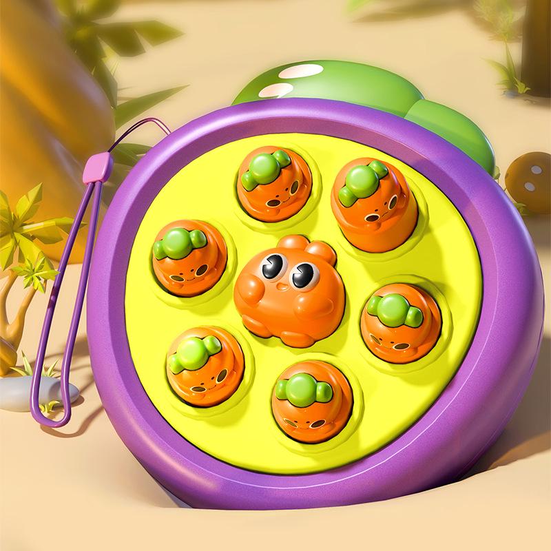 Развивающая милая игра «Ударь крота» с лягушкой и кроликом для детского мышления и взаимодействия родителей и детей