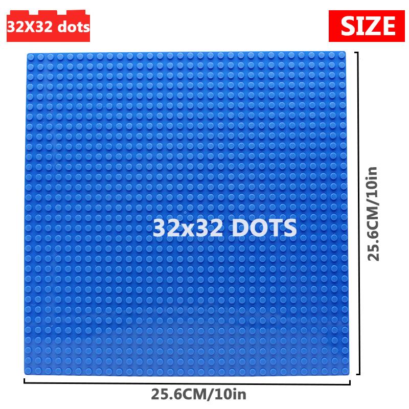 6 шт./компл. базовая пластина 32*32 32*16 шпильки классические фигурки строительные блоки пластины кирпичи опорная плита блоки детские игрушки для детей подарки