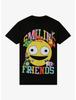 2026 Новая футболка Smiling Friends Allan Cheese Для мужчин и женщин Модная и повседневная Футболки из чистого хлопка
