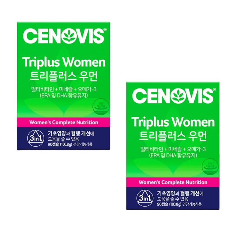 Cenovis Тройной Плюс Женские Мультивитамины Минералы Омега 3 х 2, 90 таблеток, 2