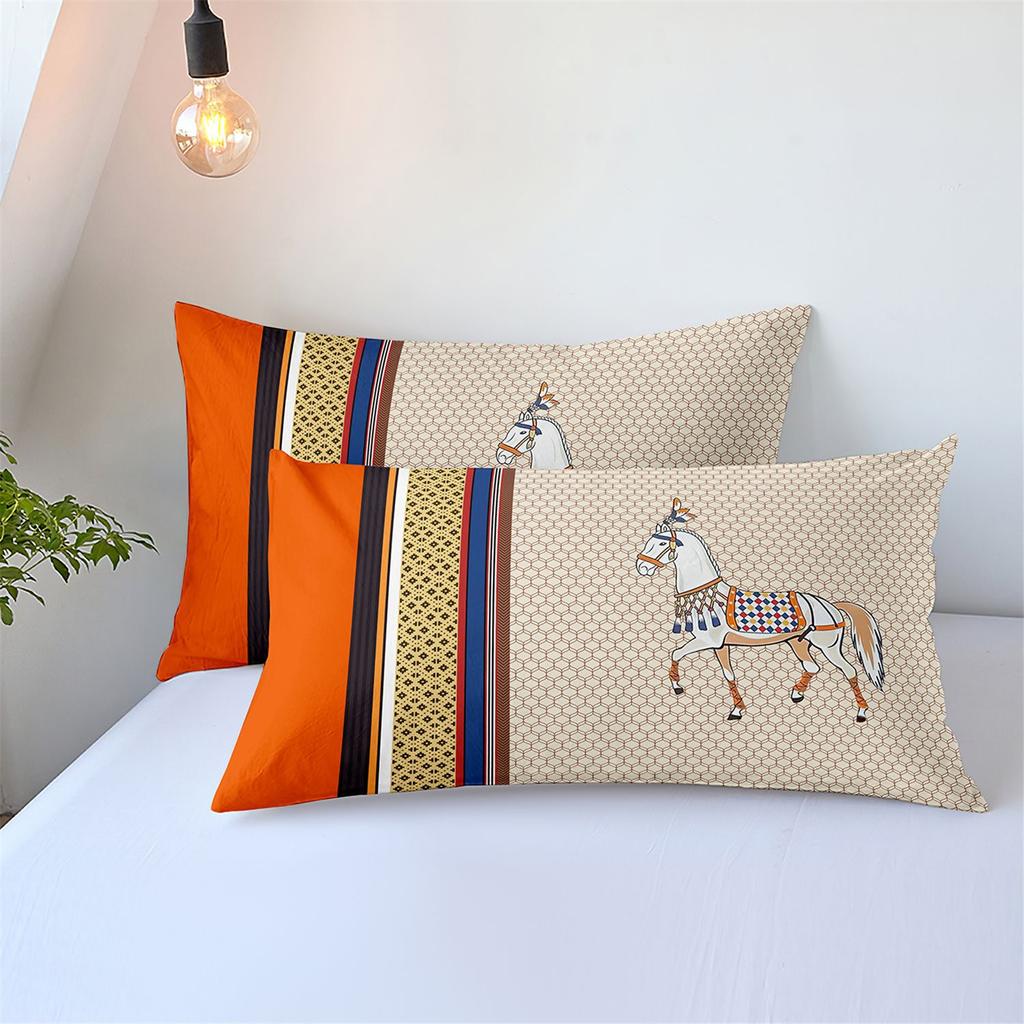 Duvet Cover Set 3D Luxury Style Printed Bedding Quilt Cover Set 3 Pieces Soft Microfiber Bedding Quilt Cover with Zipper