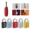 Security Dormitory Cabinet  Lock Luggage Padlock Backpack Zipper Lock 6 Digit Button Password Lock