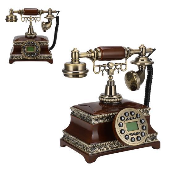 MS-613A Многофункциональный классический ретро домашний телефон с подсветкой и дисплеем FSK/DTMF