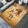 Algeria National Football Team Carpet Rug for Living Room Bedroom Home Sofa Decoration,Kids play Non-slip Floor Mat