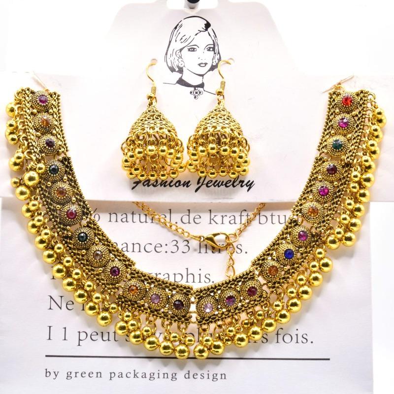 Персонализированные колокольчики, капли воды, серьги с бахромой, высококлассные ожерелья для ужина, геометрические ожерелья, модные костюмы, женщины