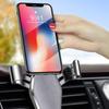 1PCS Car Phone Holder Air Vent Mobile Mount Gravitated Stand Cradle Universal Air Vent Cell Phone Holder Automatic Car Mount