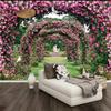 Романтические цветы фотообои 3d венок из роз большая фреска для гостиной спальни обои домашний декор