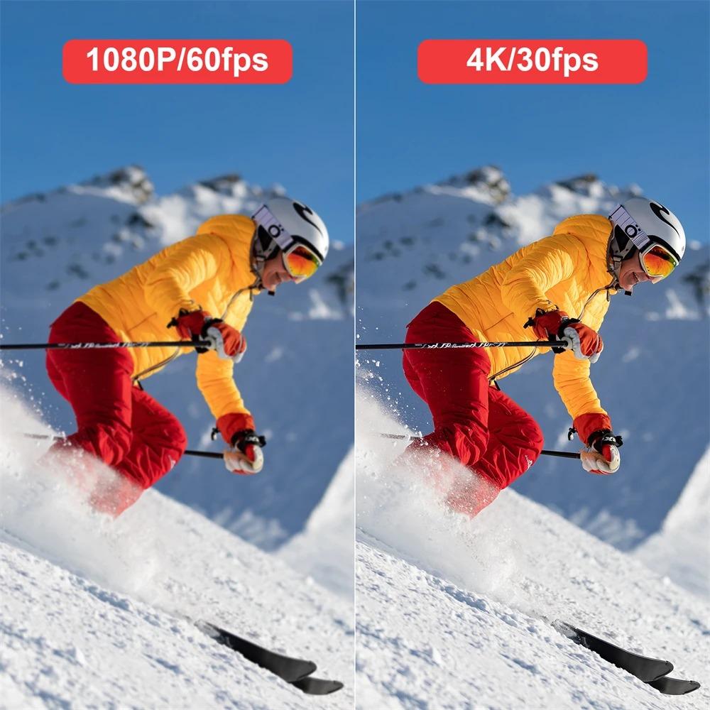 Экшн-камера 4K 30M Водонепроницаемая 2.4G WiFi Экшн-камера для спорта
