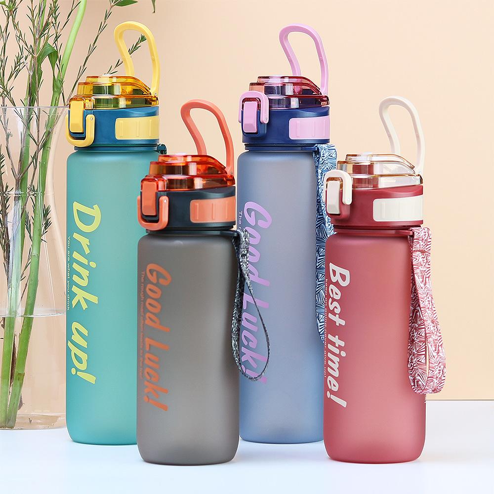 Портативная бутылка для воды с ручкой для переноски, кружка для занятий спортом на открытом воздухе, дорожная кружка объемом 1000 мл, прямая кружка для питья, посуда для питья