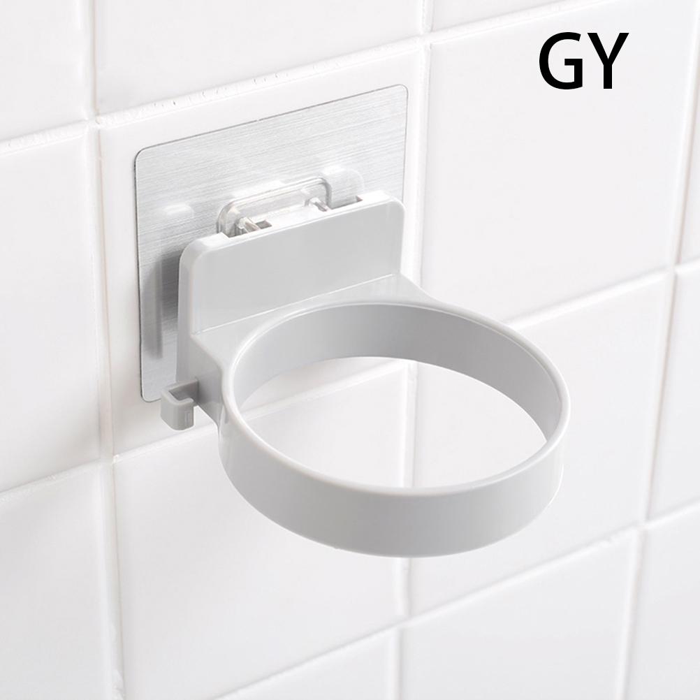 Простой настенный держатель для фена для ванной комнаты, настенный подвесной держатель, стойка для хранения, органайзер для фена для унитаза из АБС-пластика