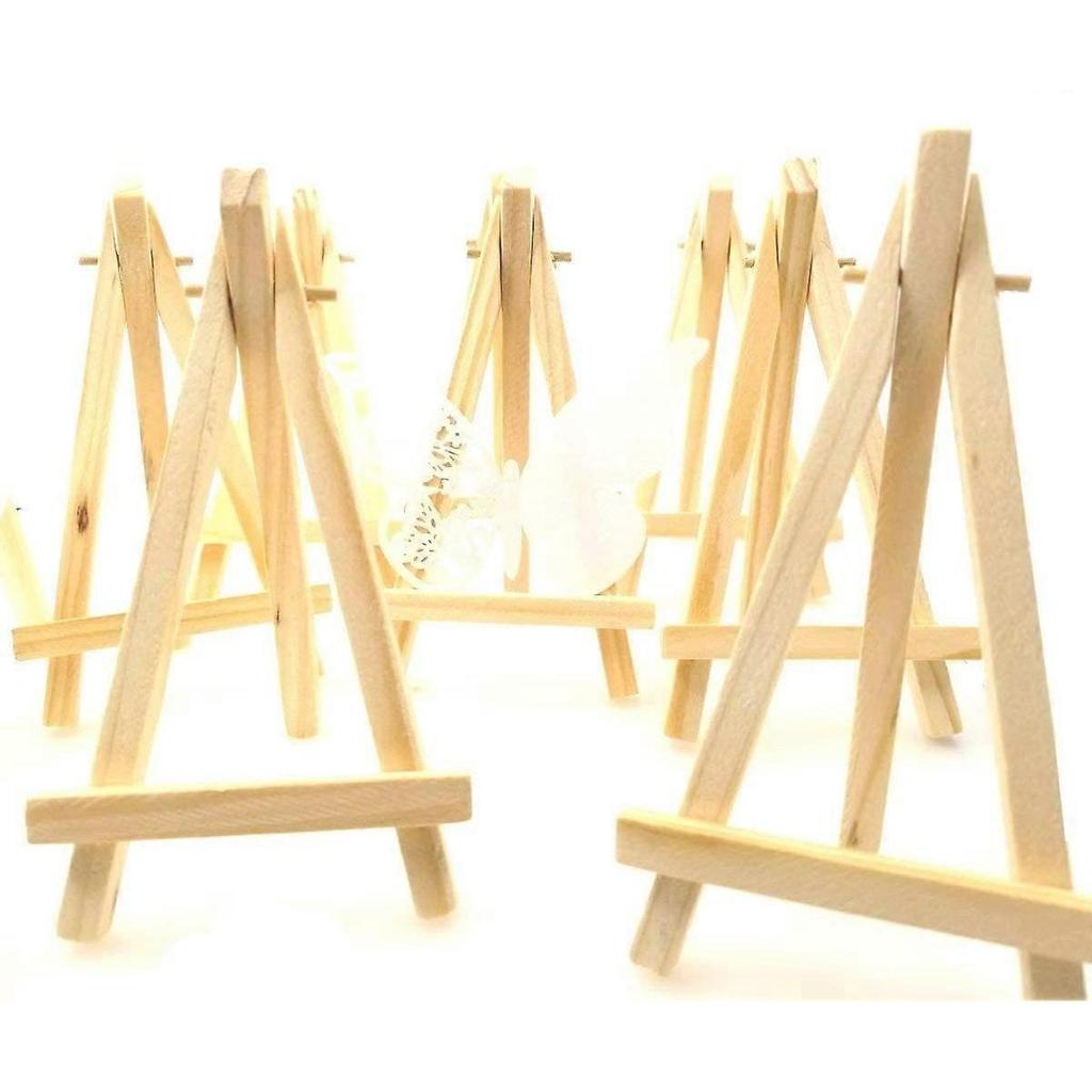 10 x Mini Little Small Wood Chalkboard Display Easel Party Sign Photo memo Holder Place Card Name Card