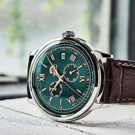 ORIENT Bambino automatic wristwatch mechanical domestic manufacturer warranty RN-AK0703E mens green