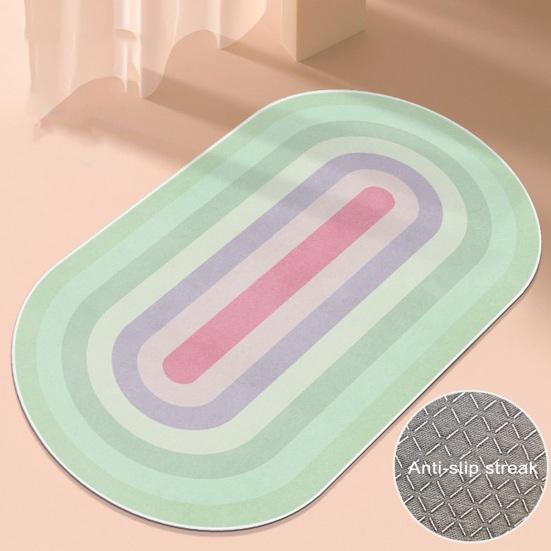 100x50 см Радужный коврик для прыжков со скакалкой, двусторонний противоскользящий силиконовый коврик, противоударный коврик для фитнеса и упражнений, домашний прикроватный ковер