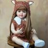 BZDOLL Реалистичный Реборн 55 см 22 дюйма Девочка Новорожденная Кукла с Полным Мягким Виниловым Телом Принцесса Малышка Бебе Подарок на День Рождения
