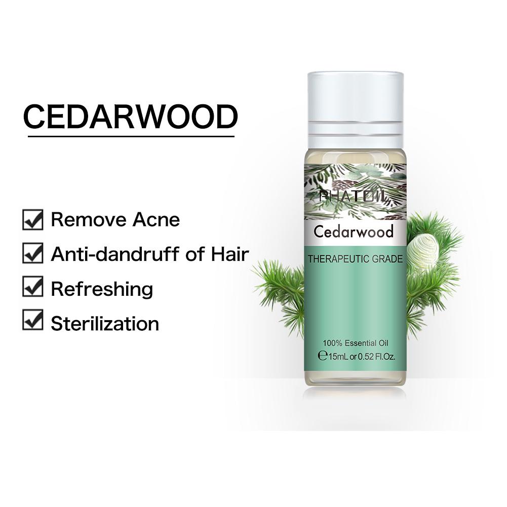 PHATOIL Эфирное масло кедра освежитель воздуха/ релакс 5мл/10мл/15 мл/30мл/100 мл