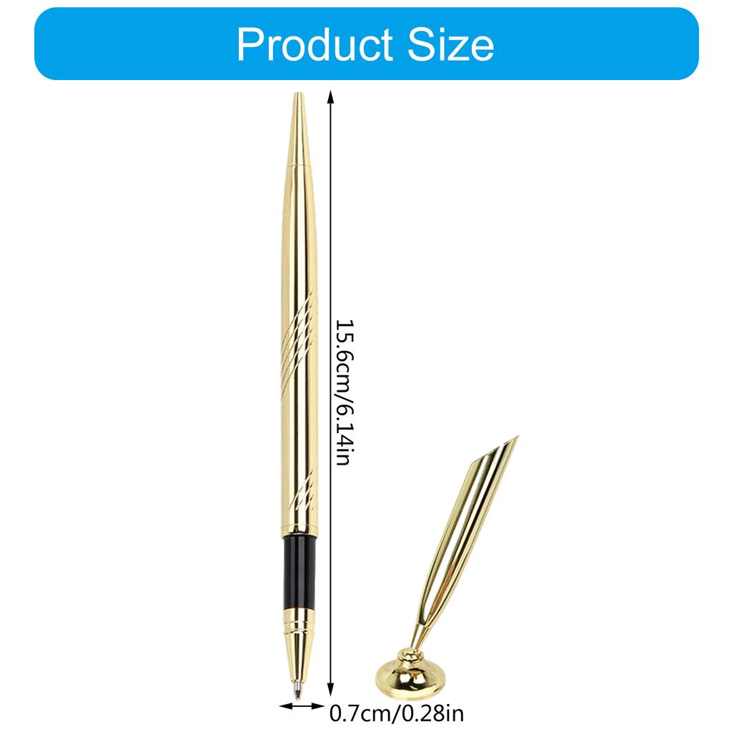 Шариковая ручка с основанием Ручка для ресепшена Настольная ручка Ручка для обслуживания прилавка Ручка для подписи Офисные принадлежности для банка и отеля