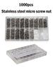1000 шт. Нержавеющая сталь Очки Часы Мобильные телефоны Планшеты Винты Гайки Отвертки Метизы Ванная комната Кухня