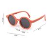 Candy Colored Children's Sunglasses Foldable Design Round Frame Sunglasses  For Girls