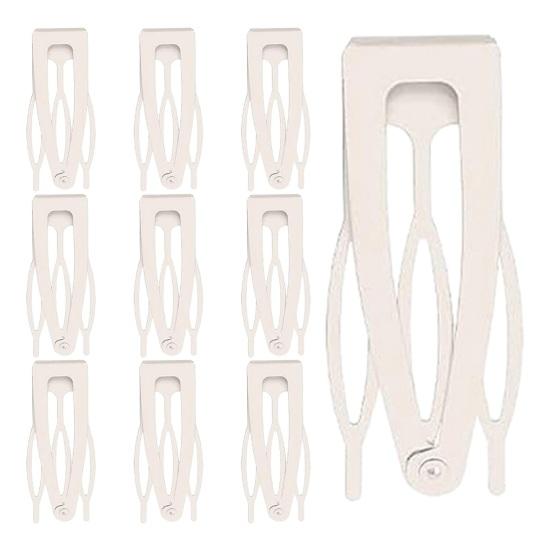 10Pcs Double Grip Hair Clips Women Metal Snap Hair Barrettes Retro Small Hair Pins Headdress Hair Accessories