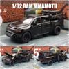New 1:32 Full Scale Pickup Toy Car Miniature Die-cast Metal Off-road Vehicle High Quality Alloy Model Pull Back Sound Light Collection Gift Boy Toy