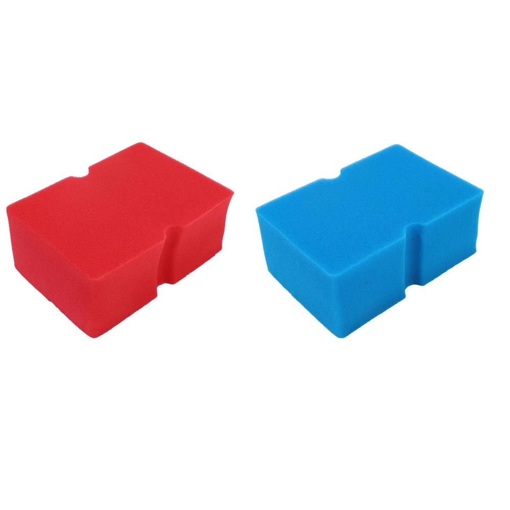 1/2Pcs Car Cleaning Sponge Wipe Large Grid Rinseless Car Wash Tools Absorbent Easy Grip Car Cleaning Tools Auto Accessories