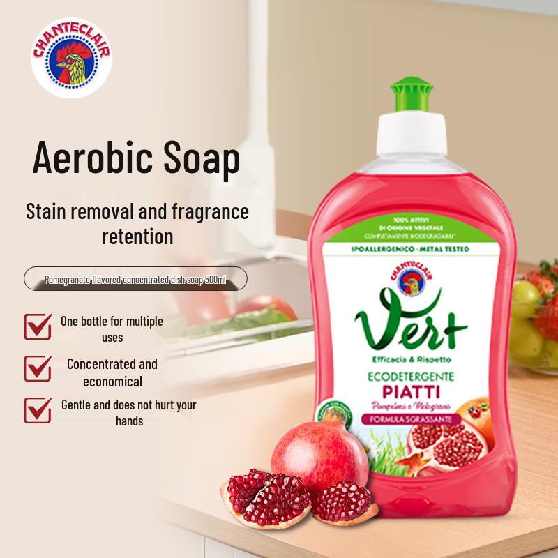 CHANTE CLAIR Pomegranate Concentrated Dish Soap, 2 x 500ml