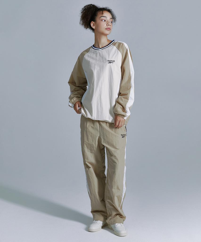 Reebok Брюки для разминки Rival - Бежевые