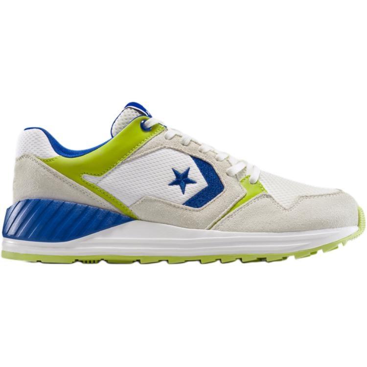 Converse Wave Trainer Ox 'Vintage White Blue Cartreuse' Men's A13464C