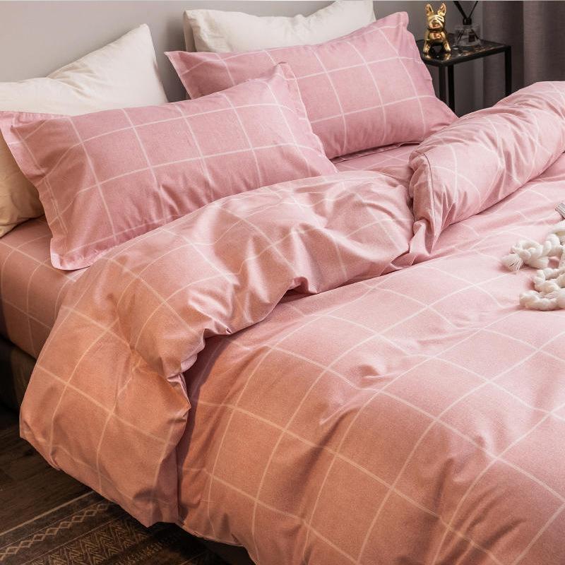 Four-piece Bedding Set Pure Cotton New Style Princess Style Dormitory Single Three-piece Bedding Set