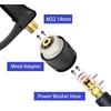 High Pressure Washer Guns Car Washer Guns with Nozzles M22 14mm Brass Couplers for Pressure Power Washer Accessories