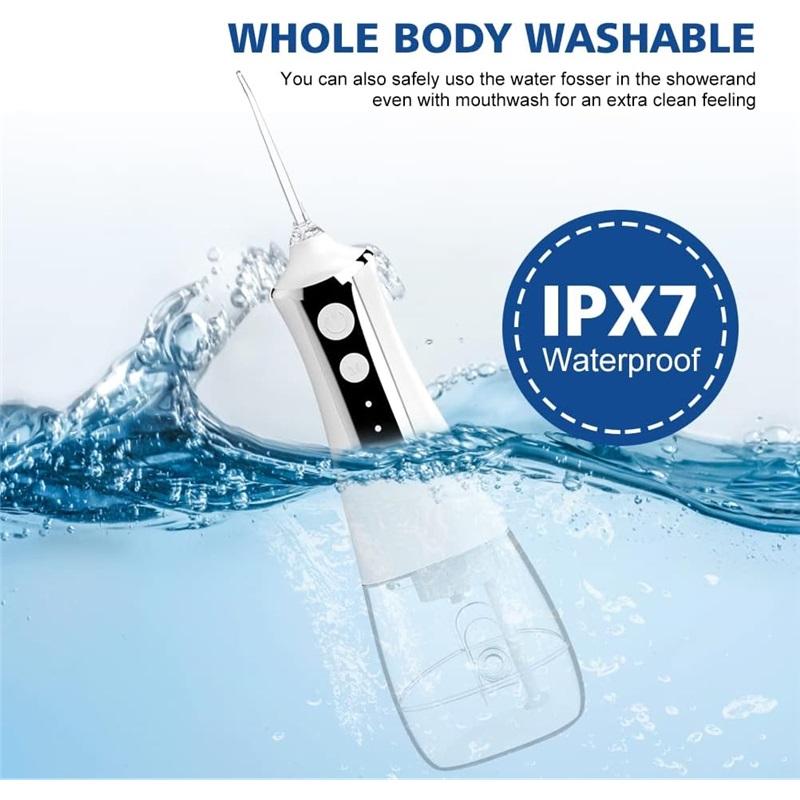 Water flosser, portable wireless mouthwash, powerful rechargeable dental floss, for dental care