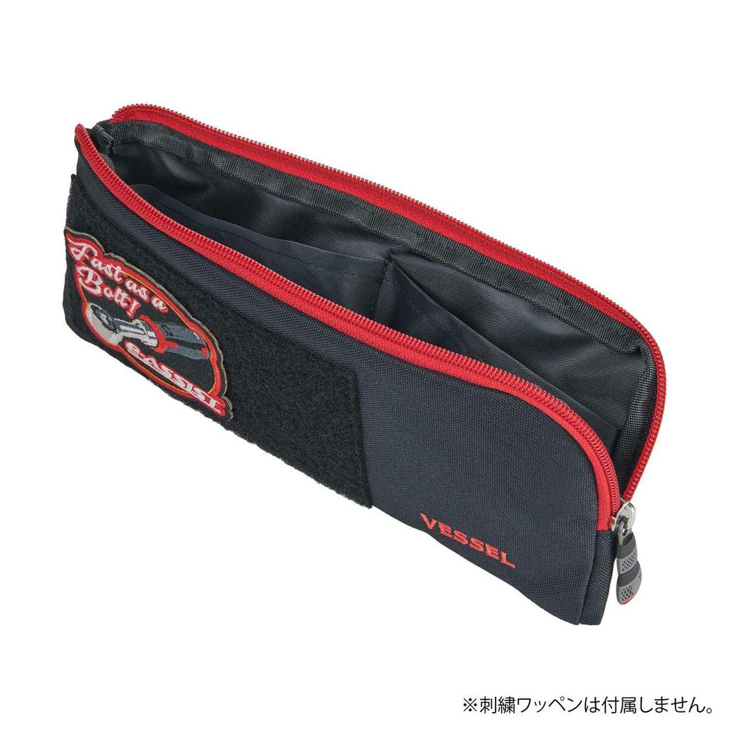 VESSEL Flat Tool Pouch Slim Zipper Organizer for Ball Grip Screwdriver and Compact Tools TPC-12