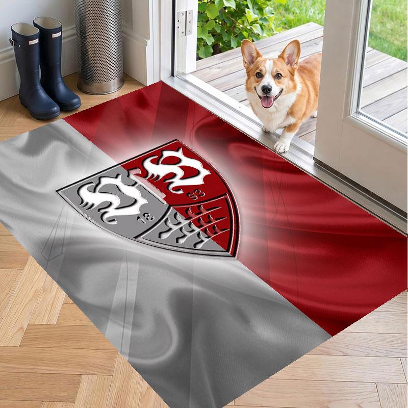 Soft Floor Carpet VfB Stuttgart Pattern Area Rug Decorative Mat For Home Room Decoration