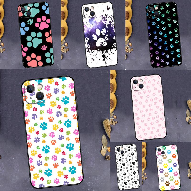 Cat Dog Paws Case For Realme 14 13 12 11 15 Pro Plus GT6 GT7 Pro C55 C51 C35 C33 C61 C65 C67 C63 C71 C75