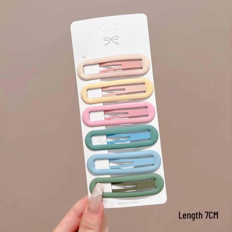 Матовая невидимка для женщин – Высококачественная заколка для детских волосков, лба и боковой челки