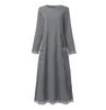 Autumn Loose Plus Size Knitted Lace Fleece Sweatshirt Dress