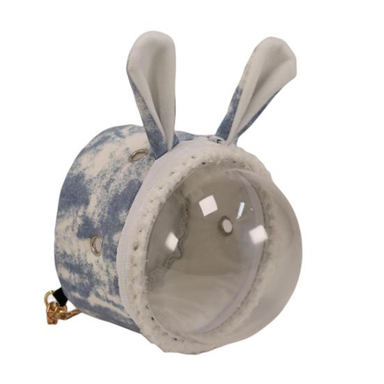 Мягкий рюкзак с металлической цепочкой и несколькими карманами для маленьких домашних животных, дорожный рюкзак для морских свинок, товары для домашних животных