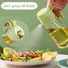 470ml Glass Oil Spray Bottle 2in1 Mist  Pour Non-Drip Oil Dispenser Kitchen Oil Filter Jug for Home Usewith Leakproof Spout