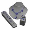 Sparkling Women's Rhinestone Jewelry Set Stud Earrings Bridal Crystal Jewelry Set  Party Banquet