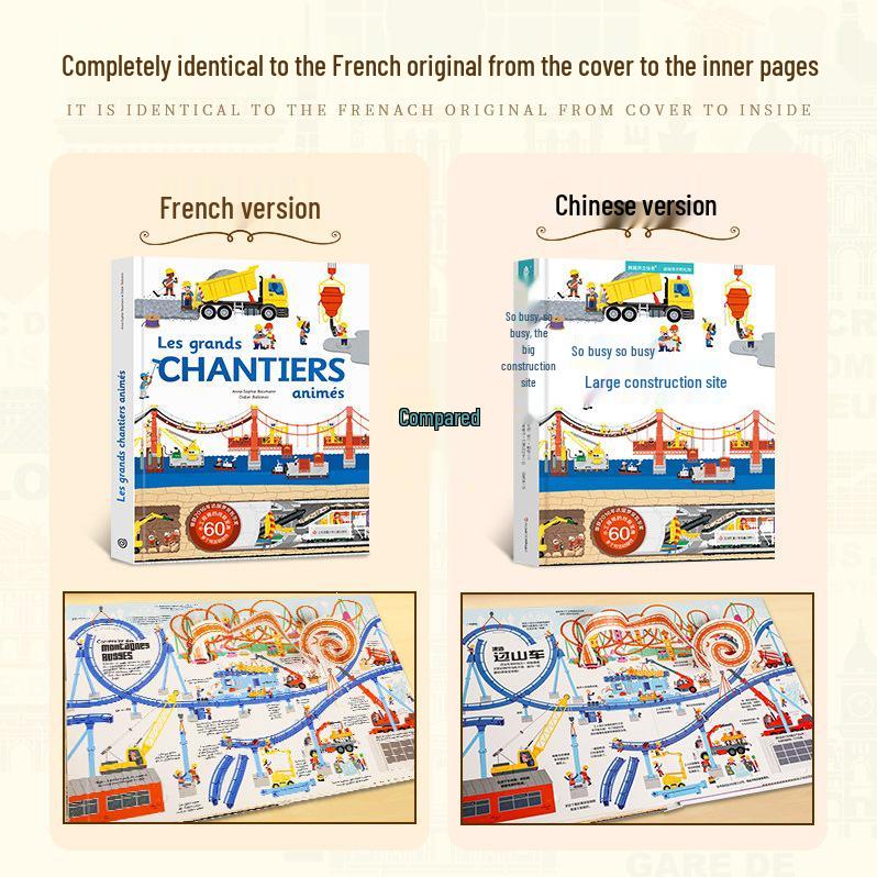 3D Pop-up Book: Vehicles, Airplanes, Space & Construction - Birthday Gift for Kids