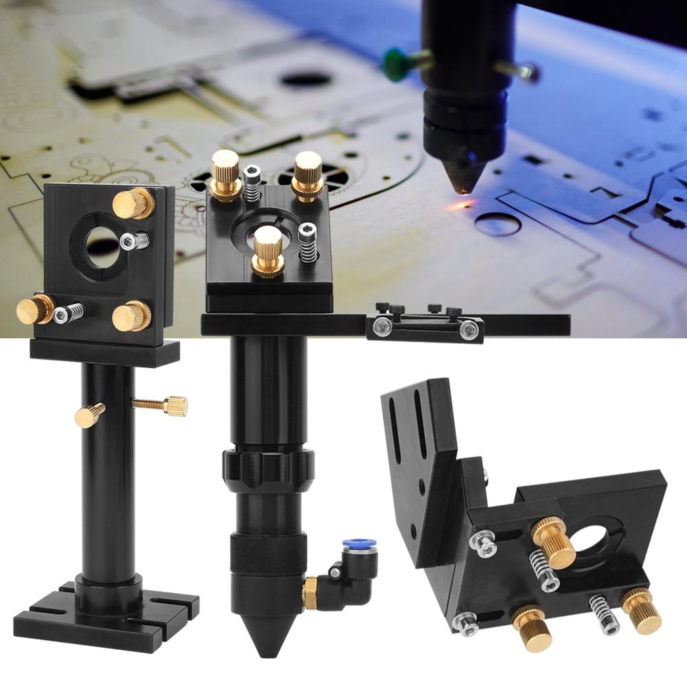 Black Oxide Film Aluminum Laser Head Mirror Frame Set for Laser Engraving Machine(63.5 101.6mm)