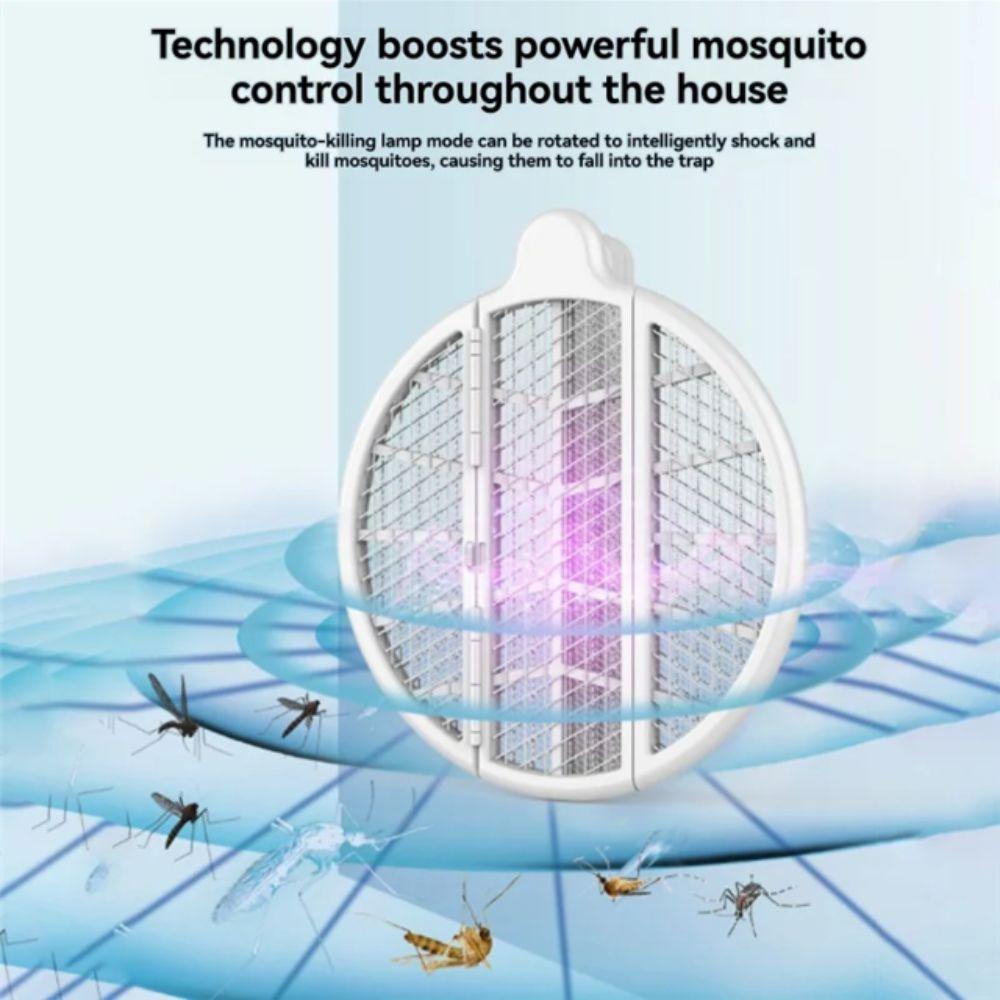 Электрическая мухобойка Убийца комаров Аккумуляторная батарея Автоматическая лампа-приманка Использование в кемпинге