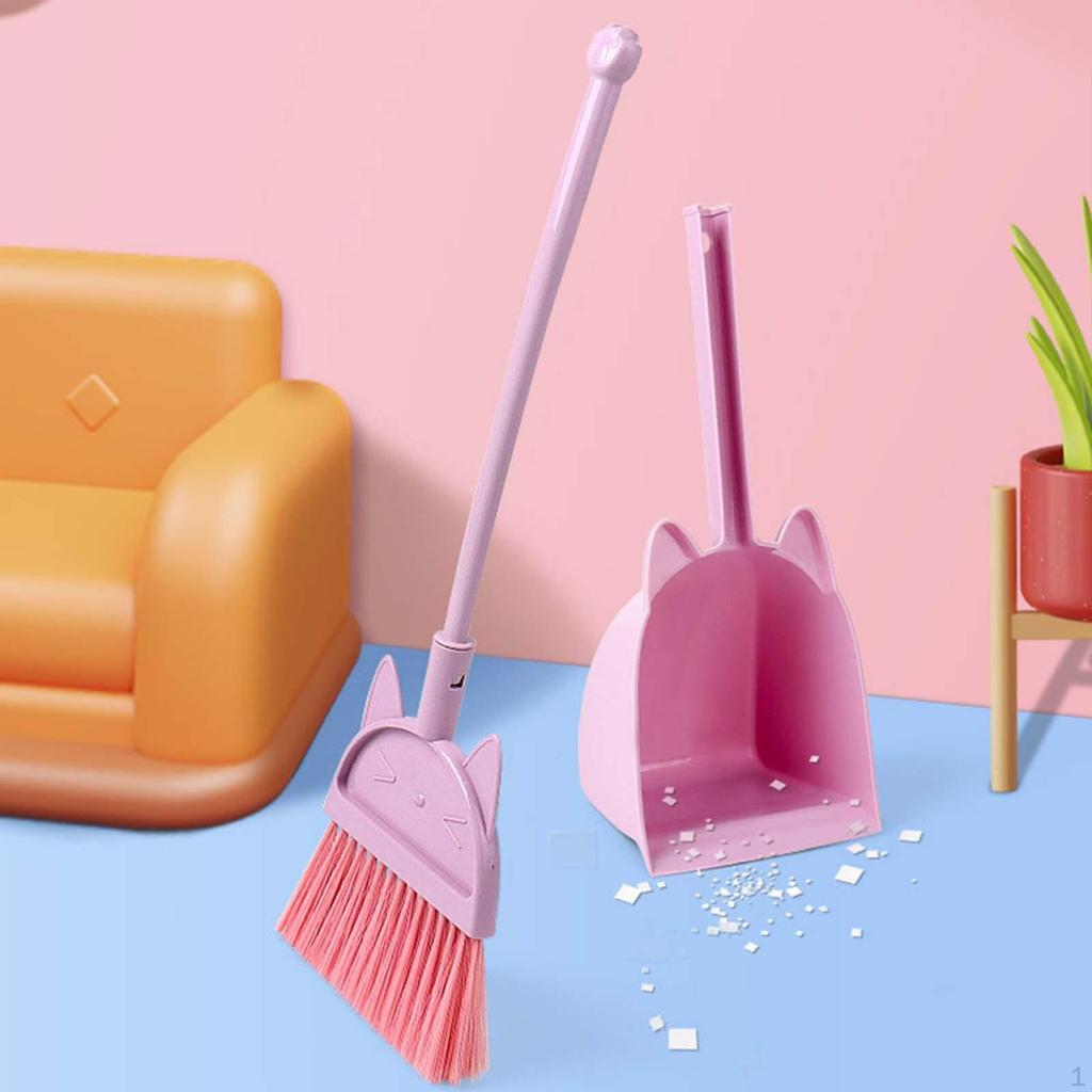 Детская чистка метлы, набор совков, подметание, игра, ролевые игрушки