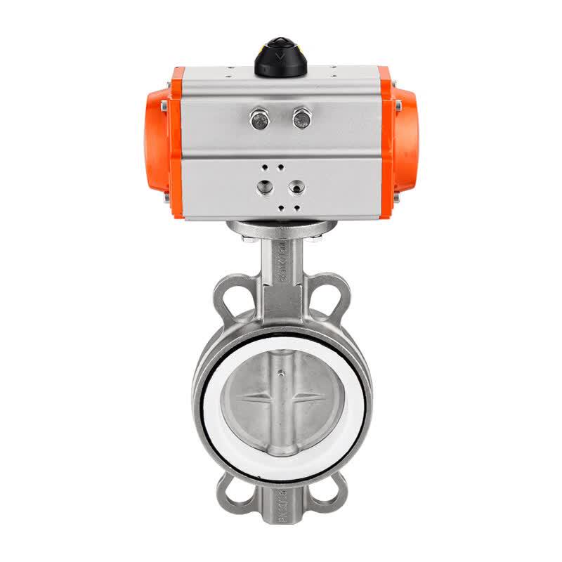 Mitaopai D671F-16P Pneumatic Wafer Butterfly Valve