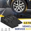 1 пара черных тяжелых автомобильных пандусов 2500 кг длиной 900 мм с противоскользящим покрытием, рабочие пандусы для замены масла в автомобиле, ремонта и обслуживания, подъемные инструменты
