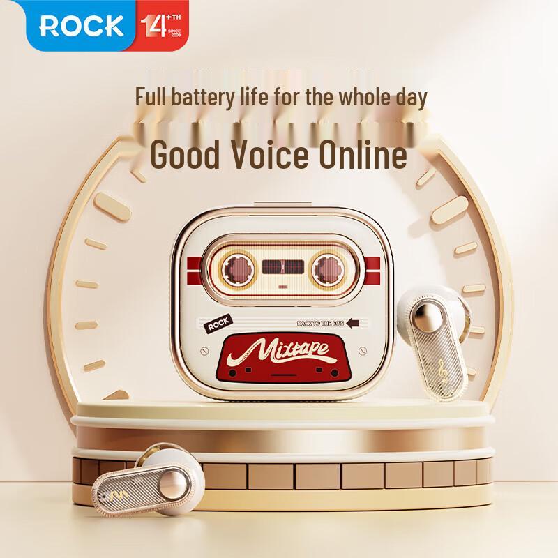 ROCK Ретро Полувкладыши Bluetooth