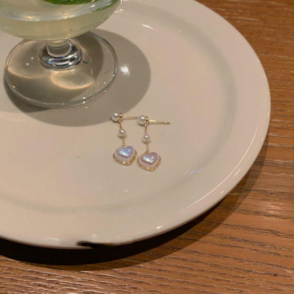 Lovely Mini Elegant Luxury Sweet Bow Ear Stud Ear Drop Korean Style Earrings Women Heart Earrings