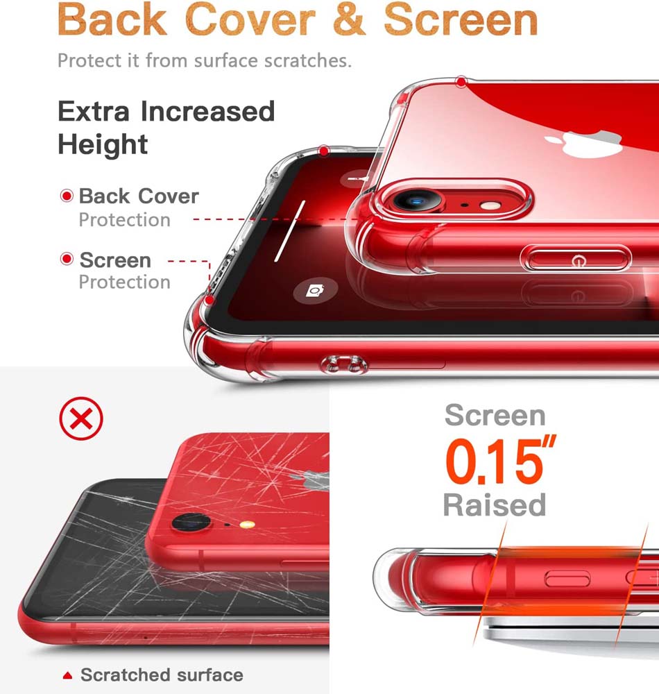 Толстый противоударный силиконовый прозрачный чехол для телефона iPhone XR XS Max X SE 2022 SE 2020 8 7 Plus 13 14 15 защитный чехол задняя крышка