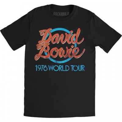 David Bowie Футболка унисекс для взрослых 1978 World Tour